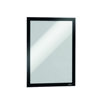 Durable Duraframe Self-Adhesive A4 Black (Pack of 2) 4872/01