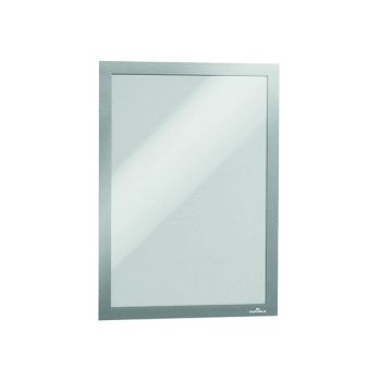 Durable Duraframe Self-Adhesive A4 Silver (Pack of 2) 4872/23