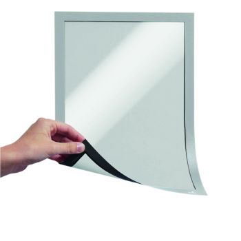 Durable Magnetic Duraframe A4 Silver (Pack of 5) 486923