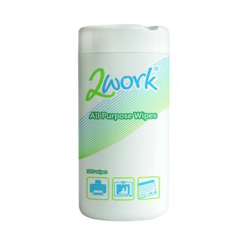 2Work All Purpose Wipes (Tub of 100) DB57002