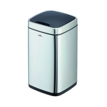 Durable Sensor Waste Bin No Touch Square 12 Litre 342123