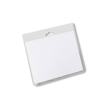 Durable Name Badge with Euro Perforation 60x90mm (Pack of 5) 820919