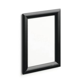 Durable Aluminium Snap Frame Notice Holder A5 Black 479501