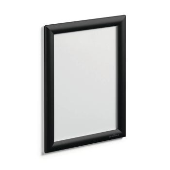 Durable Aluminium Snap Frame Notice Holder A4 Black 479601