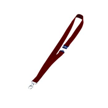 Durable Textile Badge lanyard 20mm Red (Pack of 10) 8137/03