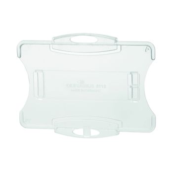 Durable Card Holder For 1 ID Pass Clear (Pack of 10) 891819
