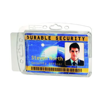 Durable Dual Proximity Card Holder 54x85mm (Pack of 10) 892419