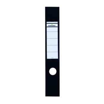 Durable Ordofix Self-Adhesive File Spine Label, 60mm, Black (Pack of 10) 8090/01