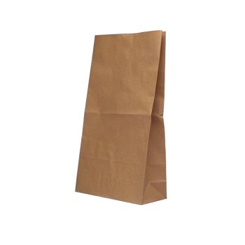 Brown 6.5Kg Paper Bags Pack Of 125 215 x 90 x 387mm 302168