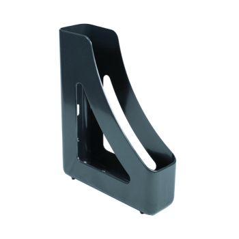 Deflecto SteriTouch Magazine File Book Holder A4 Black CP038STBLK