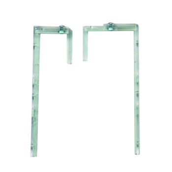 Deflecto Literature Wall File Brackets (Pack of 2) DEOPBKTYT