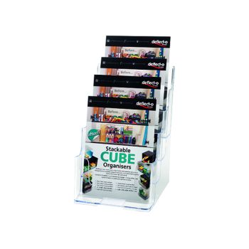 Deflecto 4 Tier Literature Holder A5 DE779YTCRY