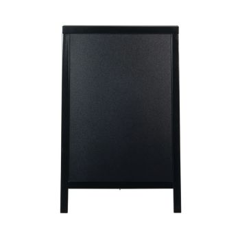 Deflecto Double Sided Pavement A Frame Chalkboard 850x545x560mm Black PACB-85-BLK