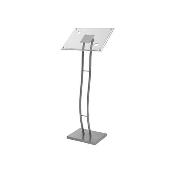 Deflecto Curve Floor Standing Sign/Information Holder A3 370x280x1285mm 2046A3