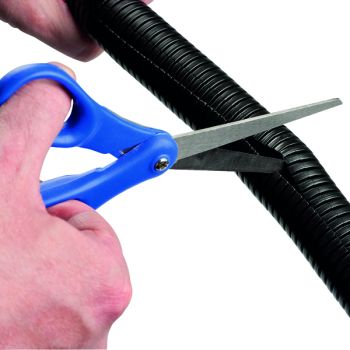 D-Line Cable Tidy Split Flexible Tube 1.1m length 32mm dia Black CTT1.1B