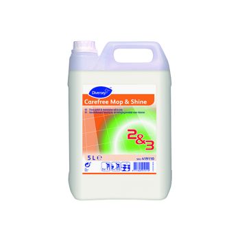 Carefree Mop and Shine Floor Polish 5 Litre (Pack of 2) 419110