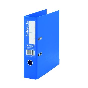 Rexel Colorado Lever Arch File A4 Blue (Pack of 10) 28143EAST - DISCONTINUED