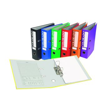 Rexel Colorado Lever Arch File A4 Black (Pack of 10) 28145EAST - DISCONTINUED
