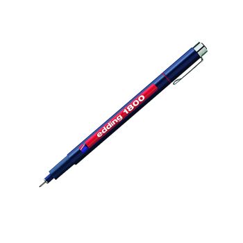 Edding 1800 Profipen Technical Pen Ultra Fine Black (Pack of 10) 1800-0.1-001