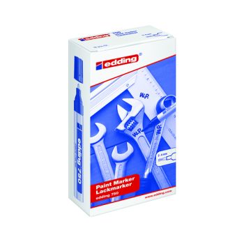 Edding 750 Bullet Tip Paint Marker Medium Blue (Pack of 10) 750-003