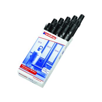 Edding 2000C Permanent Marker Bullet Tip Black (Pack of 10) 2000C-001
