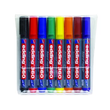 Edding 360 Drywipe Marker Assorted (Pack of 8) 4-360-8