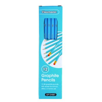 Classmaster HB Pencil Eraser Tip (Pack of 12) GP12HBET