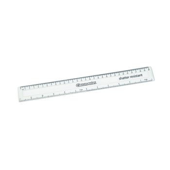 Classmaster Shatter Resistant Ruler 30cm White (Pack of 100) SPR30WH/100 - DISCONTINUED