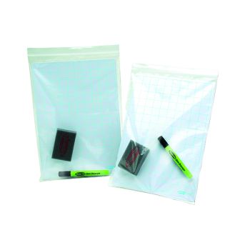 Show-me A3 Whiteboard Kit Storage Grip Seal Bags (Pack of 100) GA3
