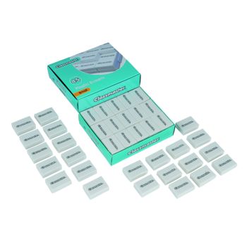 Classmaster Plastic Eraser White (Pack of 45) PES45