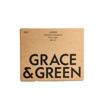 Grace and Green Bulk Bamboo Liners (Pack of 300) GGBAMLINBULK15