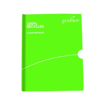Graffico Recycled Casebound Notebook 160 Pages A4 9100032
