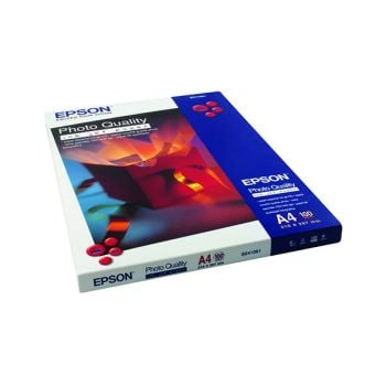 Epson White Photo Inkjet A4 Paper 102gsm (Pack of 100) C13S041061