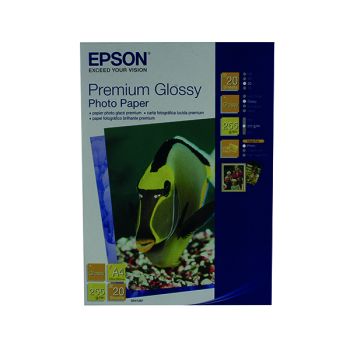Epson Premium Glossy Photo A4 Paper (Pack of 20) C13S041287