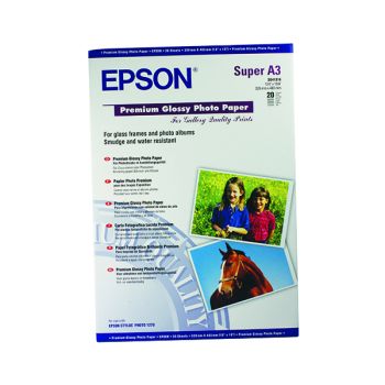 Epson Premium A3+ Glossy Photo Paper (Pack of 20) C13S041316