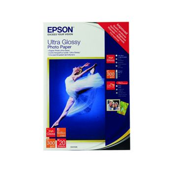 Epson Ultra Glossy Photo Paper 10 x 15cm (Pack of 20) C13S041926