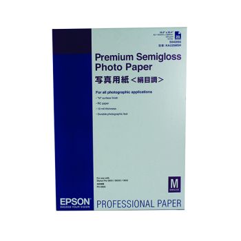 Epson A2 Premium Semi-Gloss Photo Paper (Pack of 25) C13S042093