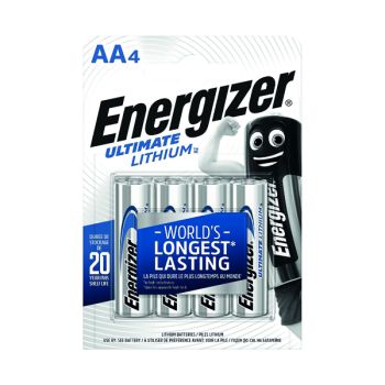Energizer Ultimate AA Lithium Battery (Pack of 4) 632964