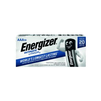 Energizer AAA Ultimate Lithium Batteries (Pack of 10) 634353