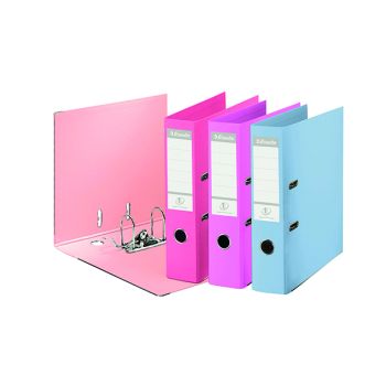 Esselte 75mm Lever Arch File Polypropylene A4 Assorted (Pack of 10) 231040