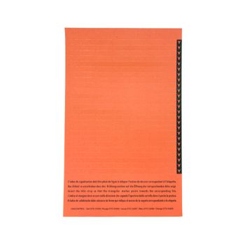 Esselte Orgarex Lateral Insert White With Orange Tip (Pack of 250) 326900