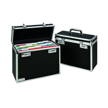 Leitz Mobile Filing Case Upto 15 File Capacity Foolscap Black 67170095