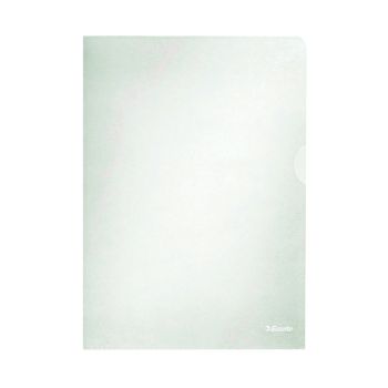 Esselte Embossed Folders A4 Clear (Pack of 100) 54832