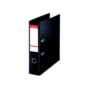 Esselte 75mm Lever Arch File Polypropylene A4 Black (Pack of 10) 48067