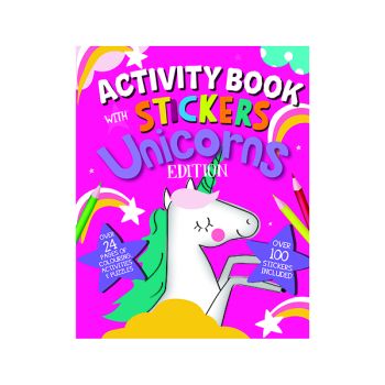 Unicorn Activity Book with Stickers (Pack of 12) 26079-UNIC