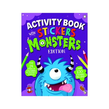 Monster Activity Book with Stickers (Pack of 12) 26073-MONS