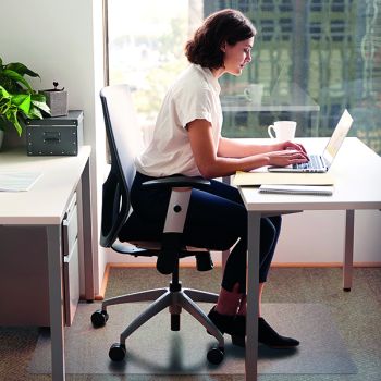 Floortex Cleartex Chair Mat Carpet 1200x750x2mm Clear FL74288