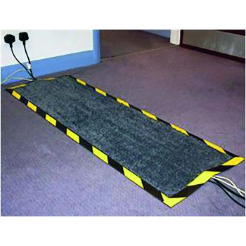 Floortex Kable Mat 400x1200mm Black FCKAB40120