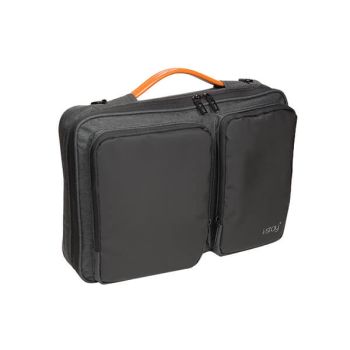i-stay 15.6 Inch Slim Laptop Case Sleeve with Strap 410x100x290mm Black/Grey Is0802