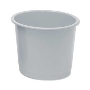5 Star Office Waste Bin Polypropylene 14 Litre Capacity 304x254mm Grey
